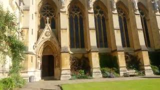 Walking around the quad. Exeter College 2015