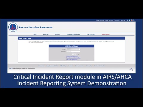 AIRS Individual Critical Incident Demonstration Training