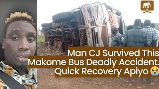 Makome Bus Deadly Accident Scene Glimpse, Man CJ Survived Acoli Gate TV