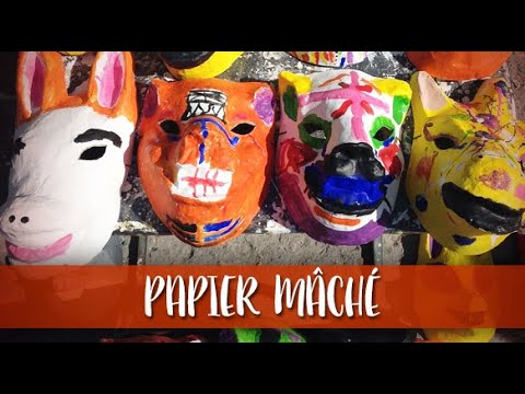 Wideo: Jak Zrobić Maski Z Papieru-mache