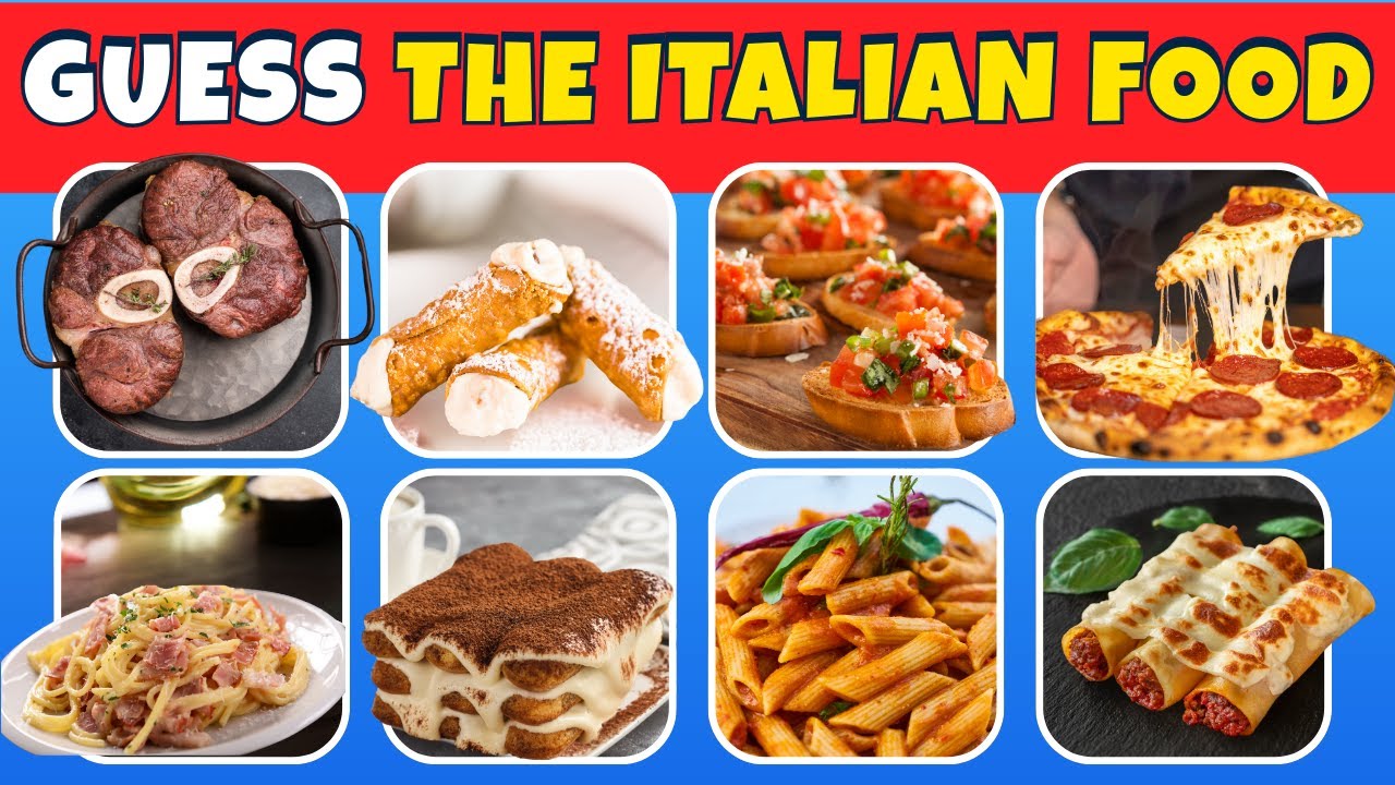 Guess the Italian Food in 3 Seconds 🇮🇹🍝🍜🥘| Most Popular Foods & Meals & Drinks | Food Quiz