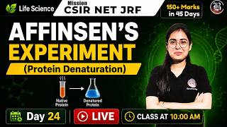 CSIR NET June 2026 Life Sciences | Anfinsen’s Experiment Most Important PYQs |Day 24 |Bansal Academy