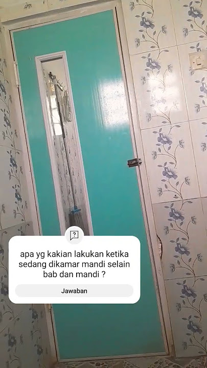 inilah hal yg dilakukan 2 sejoli sedang dikamar mandi🫣