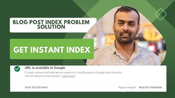 Blog Post Index Problem SOLUTION | Blog Post Not Indexing | How to Index a Blog Post - Hindi Version