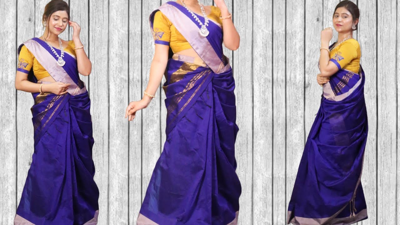 HOW TO DRAPE YOUR SIMPLE SAREE IN ATTRACTIVE WAYPARTY WEAR SAREE