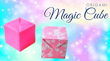 🎲 Origami Cube 🎲 "Magic" Cube (Shuzo Fujimoto)