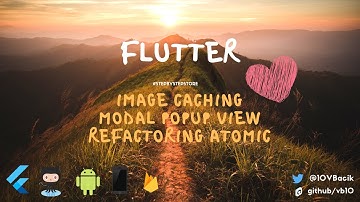 Flutter - Image Caching & Atomic Design & Modal Popup & Refactoring #stepbystepstore