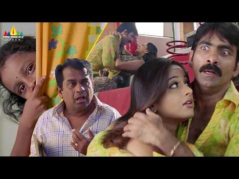 Ravi Teja & Anushka Hilarious Comedy | Vikramarkudu | Telugu Movie Scenes | Bramhanandam