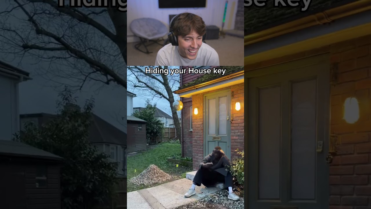 Hiding your house key...