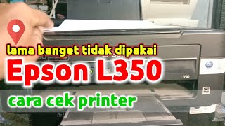 Cara cek printer Epson l350