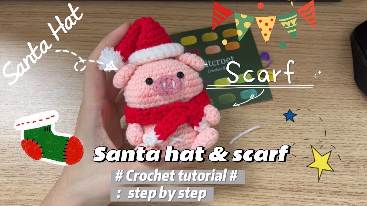 Christmas Scarf Hat - Sew Crafty Crochet