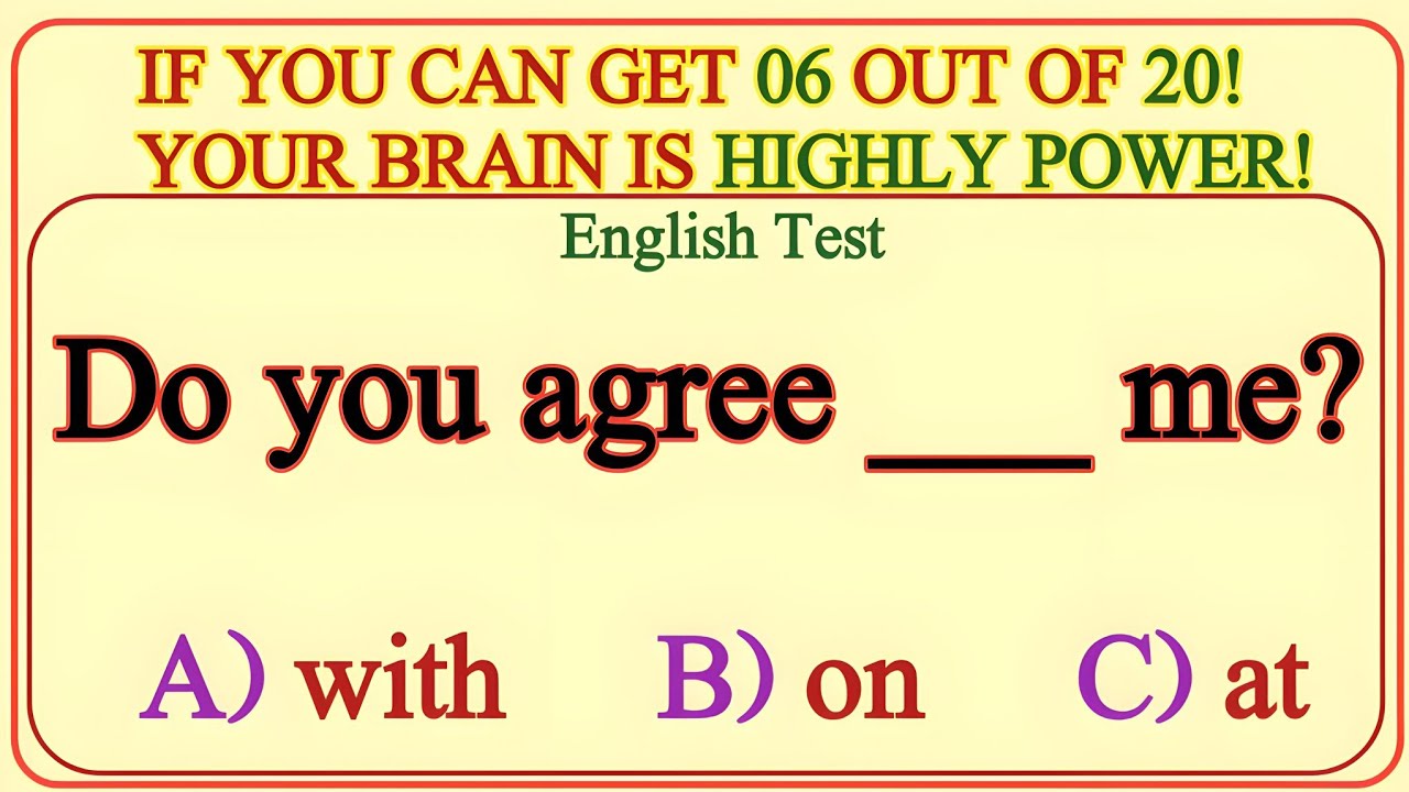 Test Your English! Preposition Quiz Challenge 🔥AreYou Smarter Than a Native Speaker?Preposition Quiz