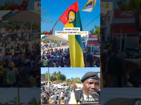Mc Bandeira manifestação povo no poder música Venâncio Mondlane #moçambique