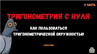 картинка: Тригонометрия с нуля | Как пользоваться тригонометрической окружностью | 7 задание ЕГЭ ПРОФИЛЬ