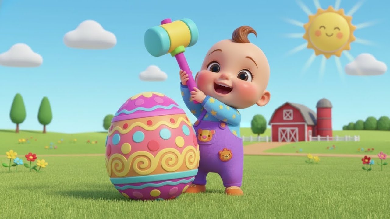 Surprise Eggs on the Farm Animals Song 🥚🐄 | Fun Learning for Kids | Nursery Rhymes & Baby Songs