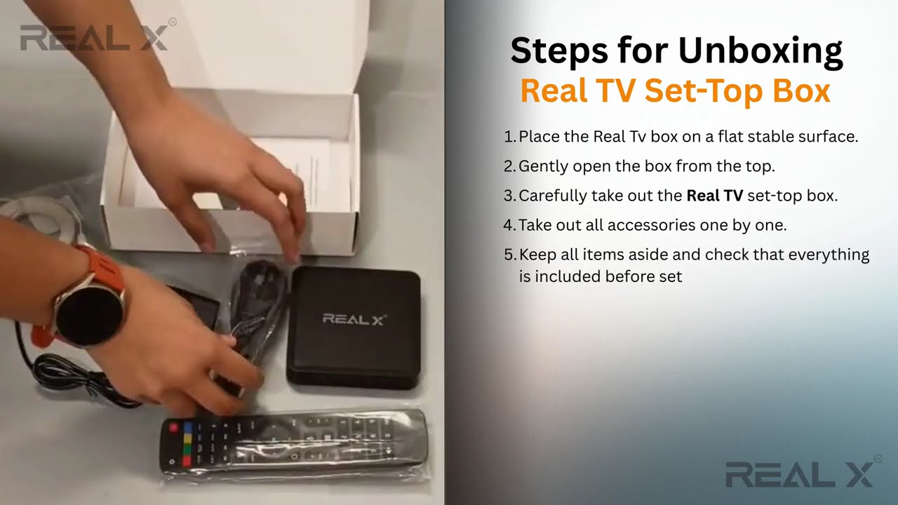 Unbox Real TV Set Top Box| Fast Streaming, HD Quality & More