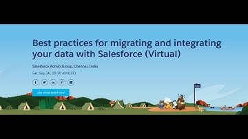 Best practices for migrating and integrating your data with Salesforce by Arun Govindan