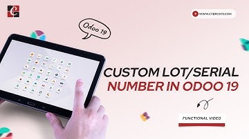 Custom Lot/Serial Number in Odoo 19 | Odoo 19 Functional Tutorials | Odoo 19 Tutorials | Odoo 19