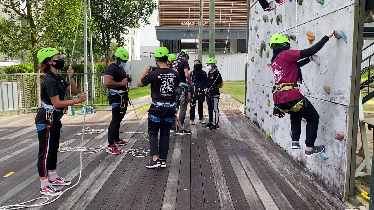 ABD Belay calls and belaying with ABD. YouTube