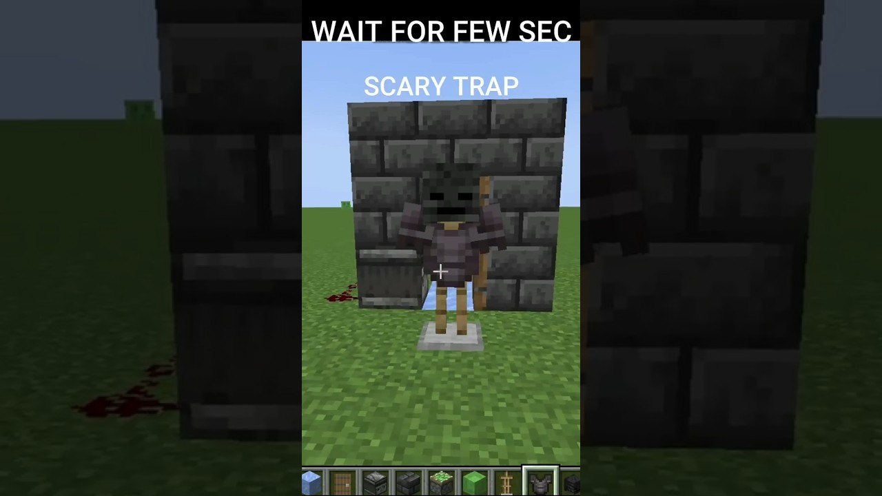 MINECRAFT SCARY TRAP  