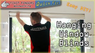 Installing Window Blinds - DIY Roller Blind Installation