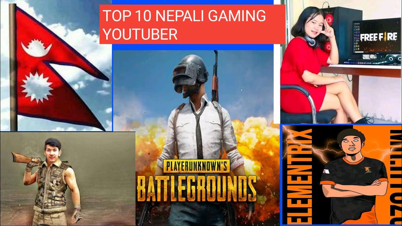 Top 10 gaming youtubers in Nepal🇳🇵🇳🇵//With Most Subscribers//IN 2020