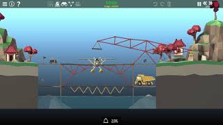 Poly Bridge 2 : Level 5-04 Solution