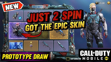 *New* PROTOTYPE DRAW | ONLY 2 SPIN UNLOCK THE EPIC |  COD MOBILE | CODM