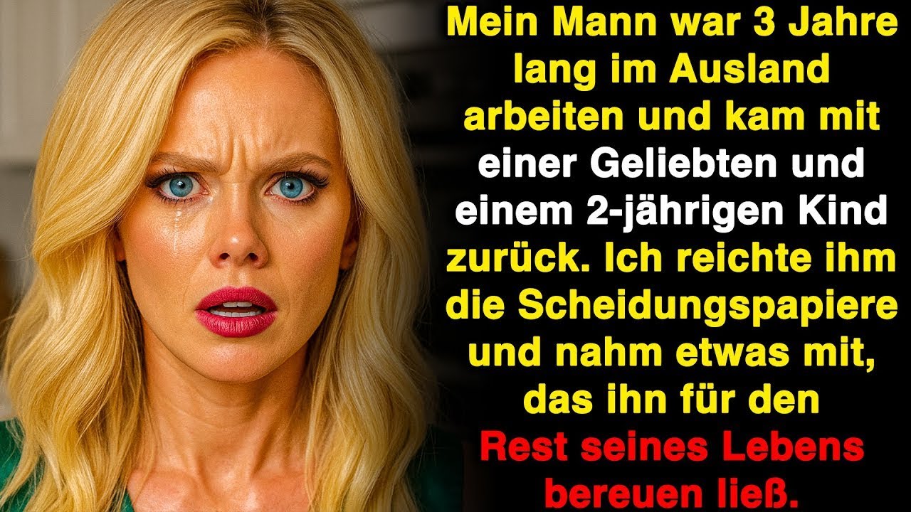 Ich stand in der Küche, hatte sein Lieblingsessen gekocht und frische Bettwäsche aufgezogen, als die Türklingel ging. Drei Jahre hatte ich gewartet. Drei Jahre. Und als Alexander die Tür öffnete,...