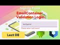 SignUp-08 - EmailContainer Validation Logic | SignUp Form | MVVM | Compose | Android Rashid