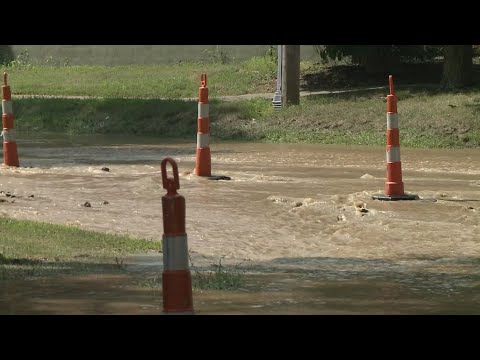 Westlake Firefighters Battle Fire At Westown Gardens Water Main Break Causes Road Closures