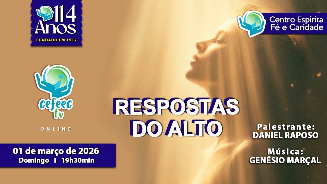Palestra on-line: Respostas do Alto - Daniel Raposo