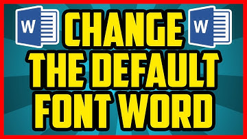 How To Change The Default Font In Word 2016 (QUICK & EASY) - Microsoft Word 2016 Default Font