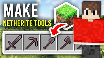 How To Make Netherite Tools In Minecraft - Full Guide