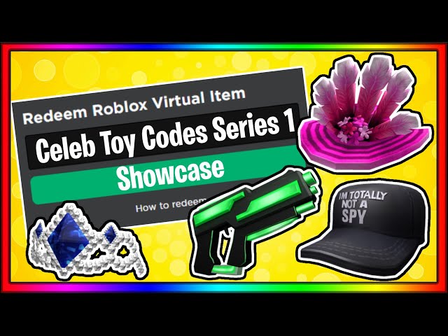 ALL ROBLOX TOY CODE ITEMS! (SERIES 7 SHOWCASE) 