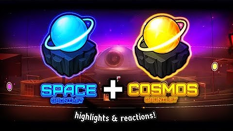 BEST LEVELS IN THE GAME - SPACE & COSMOS GAUNTLET 100% (HIGHLIGHTS & REACTION) GEOMETRY DASH 2.2
