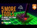 5 More Blender Tools To Model Anything | Blender Tutorial