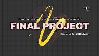 FINAL PROJECT ❄︎