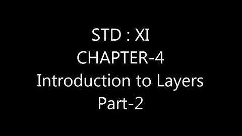 Class-XI(Comp.) Ch-4 Introduction to Layers part-2