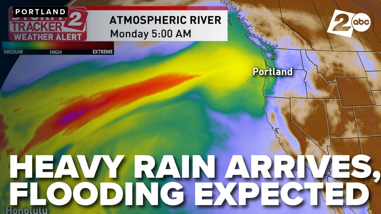Atmospheric river arrives today bringing heavy rain, gusty winds, and ...