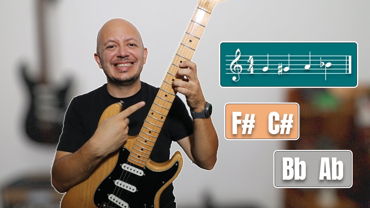 Cromatismos para improvisar en guitarra: notas de paso, bordados y más