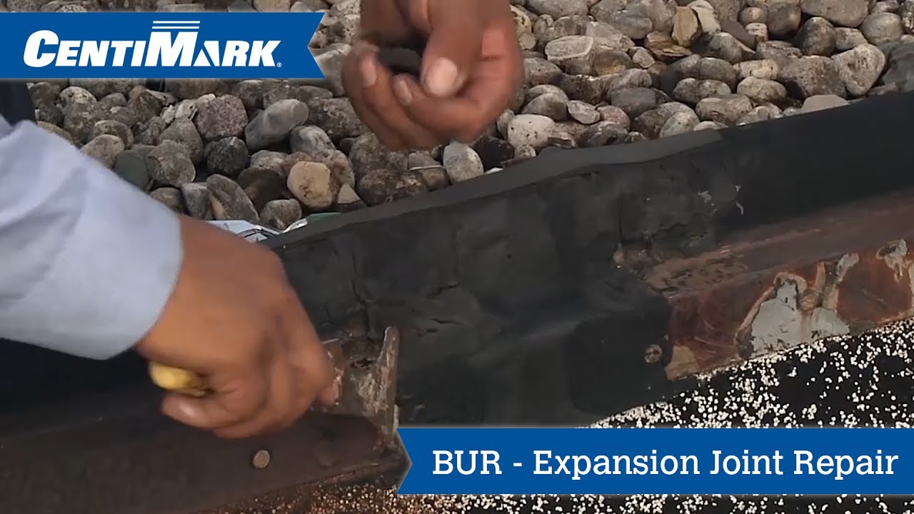 How to repair a BUR expansion joint. - YouTube
