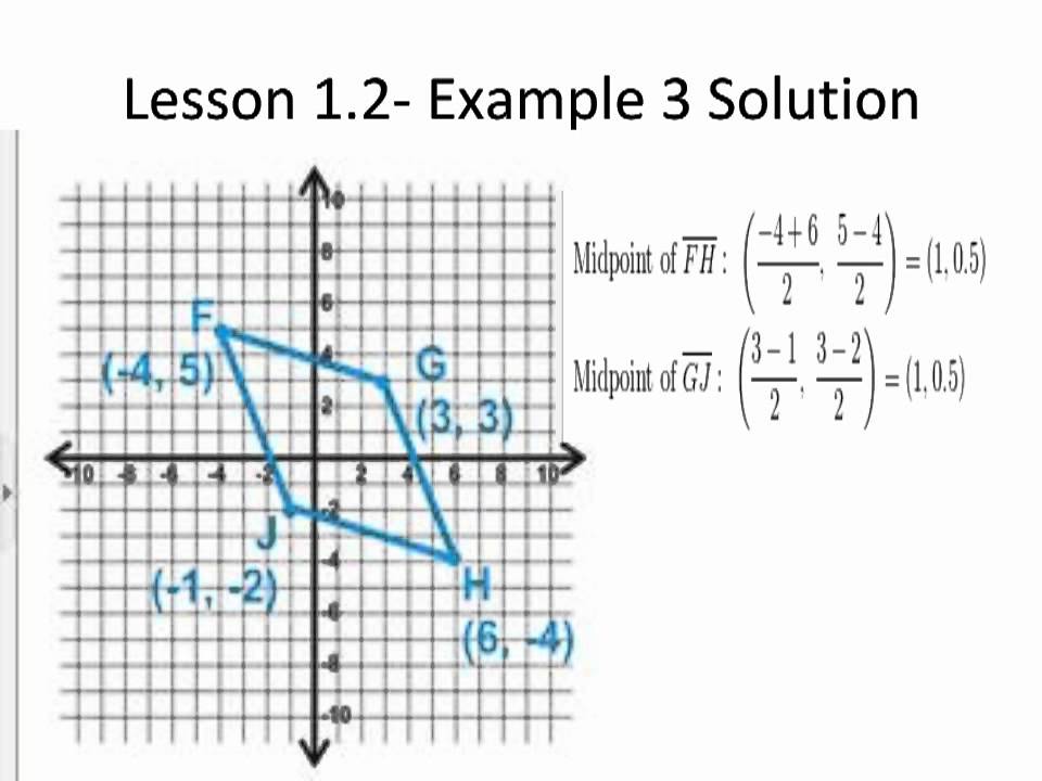 Geometry B Lesson 1 2 Example 3 - YouTube