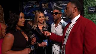 Faith Evans with husband Stevie J walk the red carpet at the 3rd Annual Black Music Honors