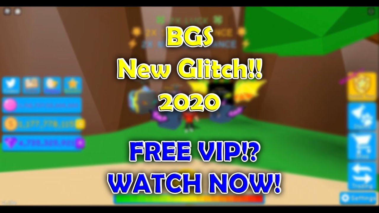 BGS New Glitch | FREE VIP!? | BubbleGum Simulator New Free Vip Glitch! *Not Patched*
