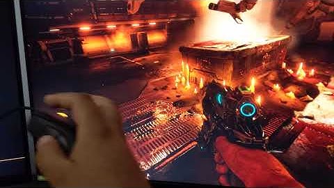 Doom 2016 Stadia vs PC latency comparison