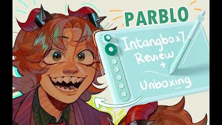 ¡Tableta BUENA y BONITA! - 💚 PARBLO INTANGBO x7 TABLET REVIEW 💚 + Speedpaint