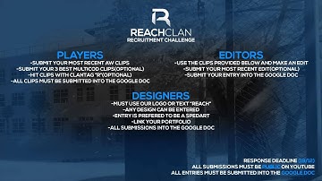 Reach: Advanced Warfare Recruitment Challenge!