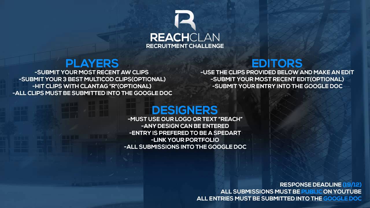 Reach: Advanced Warfare Recruitment Challenge!