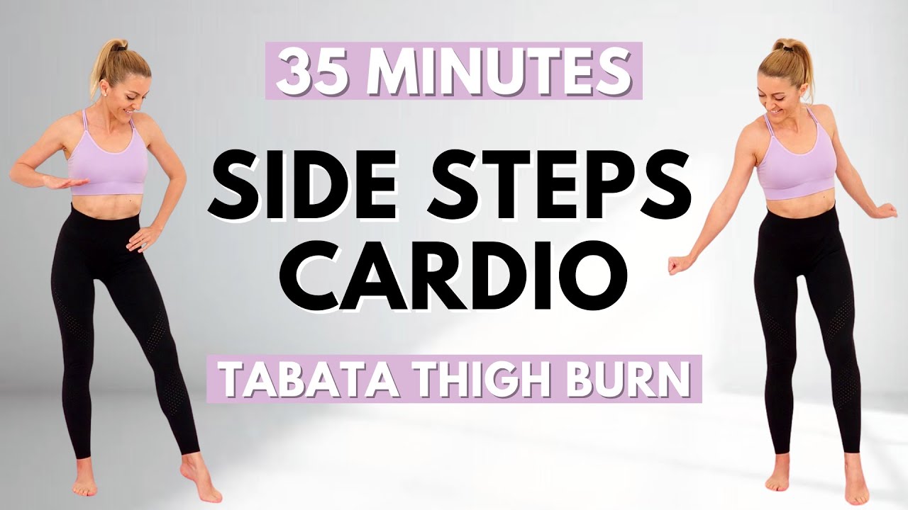 Sidex Cardio 🔥35 Min SIDE STEPS CARDIO🔥LOW IMPACT CARDIO for WEIGHT LOSS🔥TABATA ...